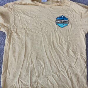 Large OBX yellow tee